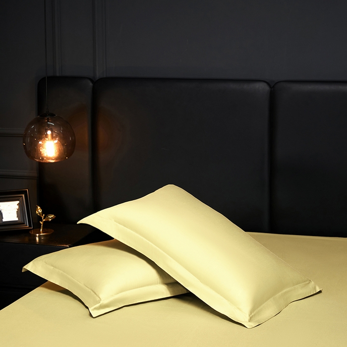 91家纺网 家纺一手货源 找家纺 秀色2025新款A类高端100s新疆长绒棉纯棉床单单件全棉单人贡缎加厚被单三件套 莫奈-奶茶米