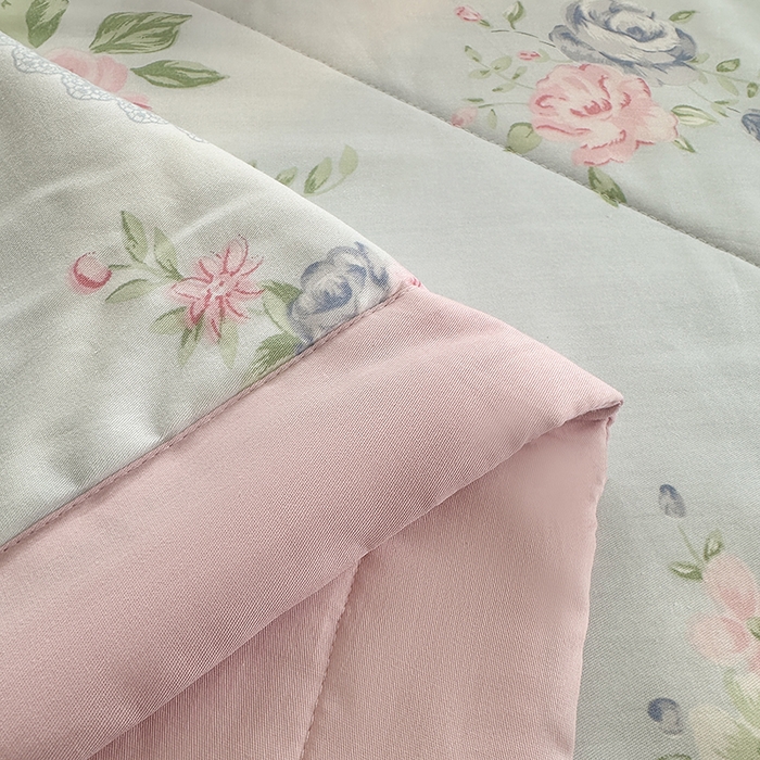 91家纺网 家纺一手货源 找家纺 瑜珠家纺 2025新款里外全棉棉花夏被 解花语