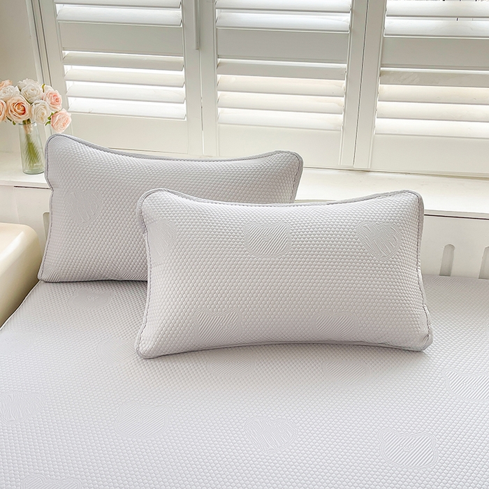 91家纺网 家纺一手货源 找家纺 （总）迪乐妮 2025新款小冰熊凉豆豆席床笠