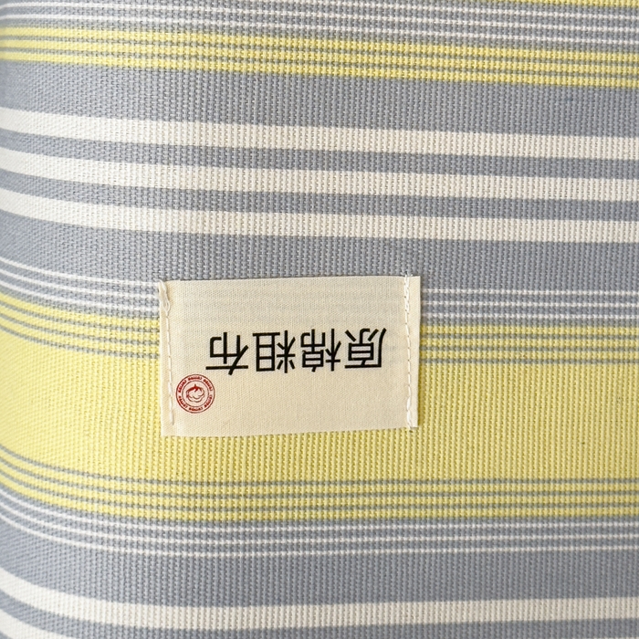 91家纺网 家纺一手货源 找家纺 仟网汇 2025新款活性印染无印纽扣原棉老粗布三件套 跃动黄