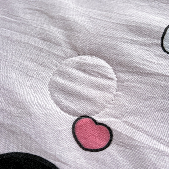 91家纺网 家纺一手货源 找家纺 妖妖家纺 2025新款超柔双层纱糯糯针织棉夏凉被 开心小新