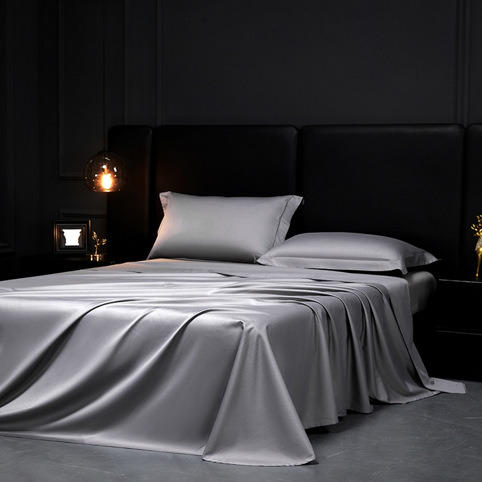 91家纺网 家纺一手货源 找家纺 （总）秀色2025新款A类高端100s新疆长绒棉纯棉床单单件全棉单人贡缎加厚被单三件套