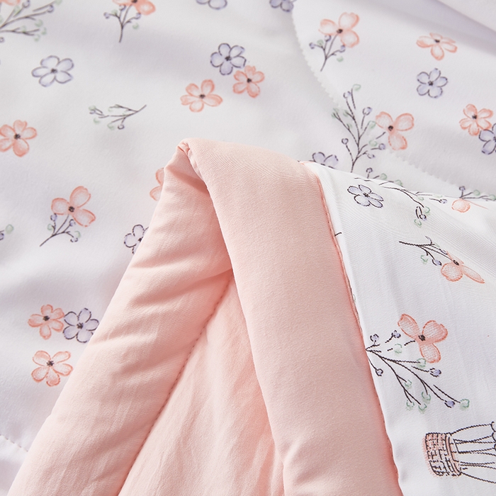 91家纺网 家纺一手货源 找家纺 中国龙家纺 2025新款舒爽柔小棉夏被被子被芯 暖花梦旅