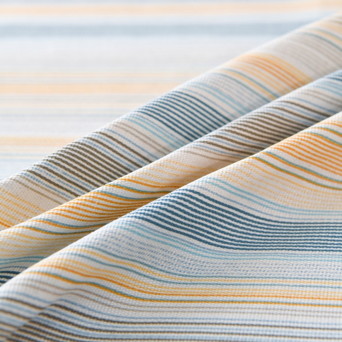 91家纺网 家纺一手货源 找家纺 仟网汇 2025新款活性印染无印纽扣原棉老粗布三件套 半夏蓝