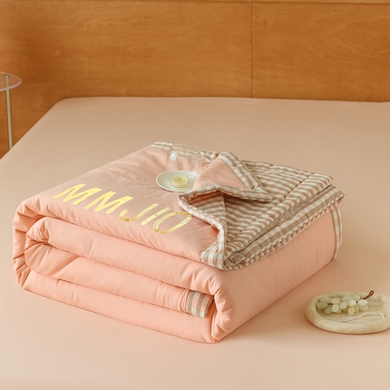 91家纺网 家纺一手货源 找家纺 （总）寐眠2025新款全棉水洗棉刺绣夏被【夏被四件套】