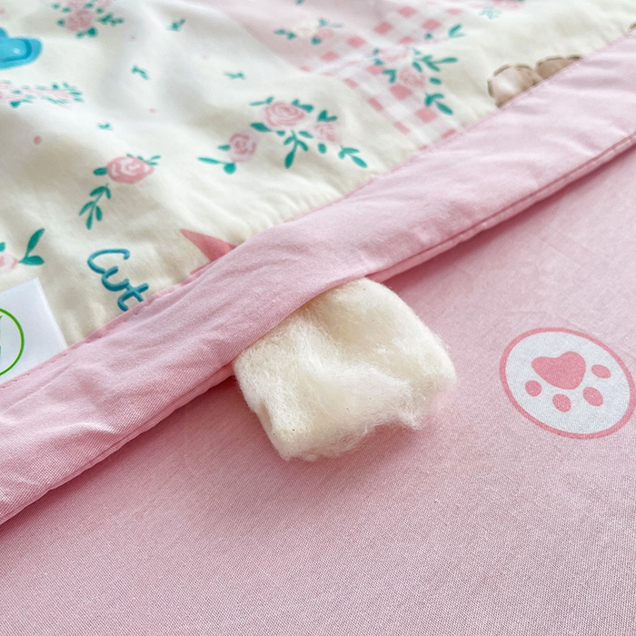 91家纺网 家纺一手货源 找家纺 思雅庭 2025新款里外全棉夏被新疆棉花夏凉被空调被 格子物语