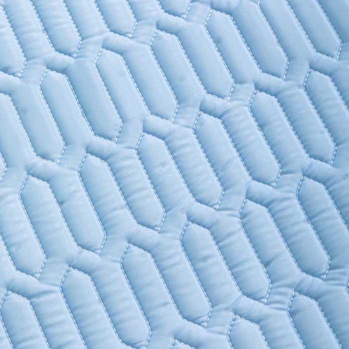 91家纺网 家纺一手货源 找家纺 美丽折2025新品6mm厚天然乳胶凉席三件套 大版印花卡通乳胶凉席平铺款 蓝色