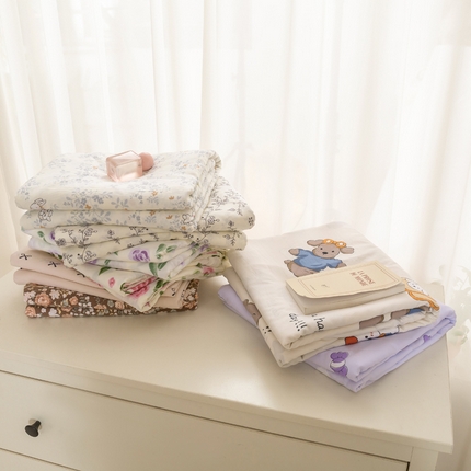 91家纺网 家纺一手货源 找家纺 （总）2025云感皱皱棉单品水洗棉单床笠被套罩床垫套 床笠