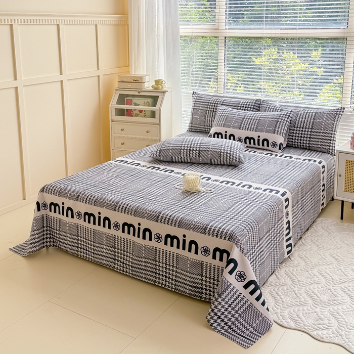 91家纺网 家纺一手货源 找家纺 仟网汇 2025新款老粗布床单粗布凉席老粗布单床单枕套单品 米兰