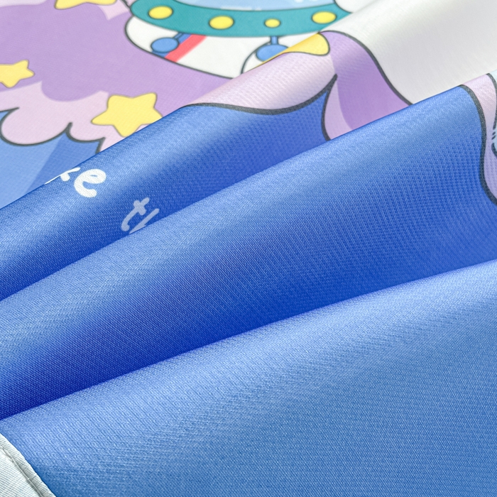 91家纺网 家纺一手货源 找家纺 博雅 2025新款独家版权A类大版数码印花1200D冰丝凉席 星际宇航员