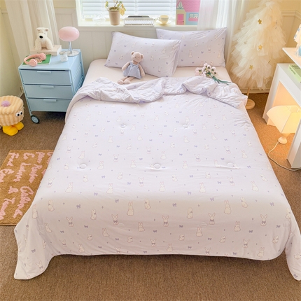 91家纺网 家纺一手货源 找家纺 （总）名兮家居 2025新款针织棉夏凉被