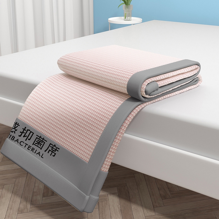 91家纺网 家纺一手货源 找家纺 （总）绒艺席业 2025新款A类抗菌冰丝凉席系列-冰感抑菌席