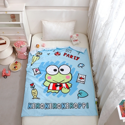 91家纺网 家纺一手货源 找家纺 （总）2025新款三丽鸥正版授权库洛米儿童大版夏被夏凉被凉感天丝空调被夏凉被幼儿园午睡凉席夏被三件套