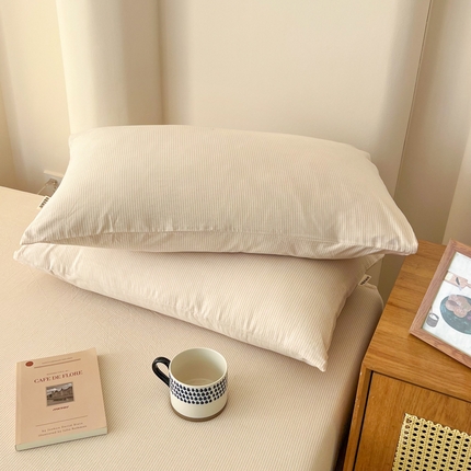 91家纺网 家纺一手货源 找家纺 （总）恋之语家纺 2025新款全棉纯棉色织枕套单品单枕套枕套单件