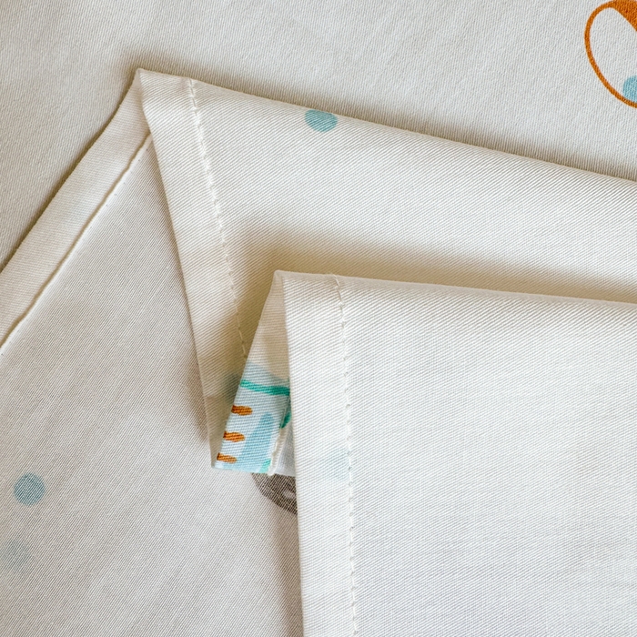 91家纺网 家纺一手货源 找家纺 呗旺鹿 2025新款正版三丽鸥全棉13372单品床单 运动帕恰狗