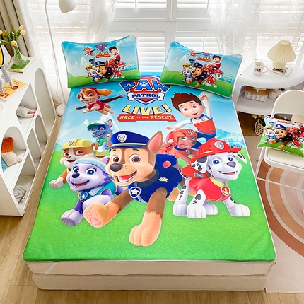 91家纺网 家纺一手货源 找家纺 （总）ds生活馆 2025新款大版卡通牛奶丝凉席