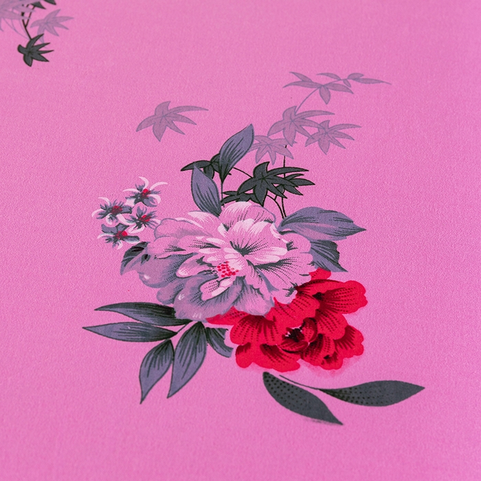 91家纺网 家纺一手货源 找家纺 居美良品 2025新款国民老上海100%全棉床单 牡丹绽放-粉色