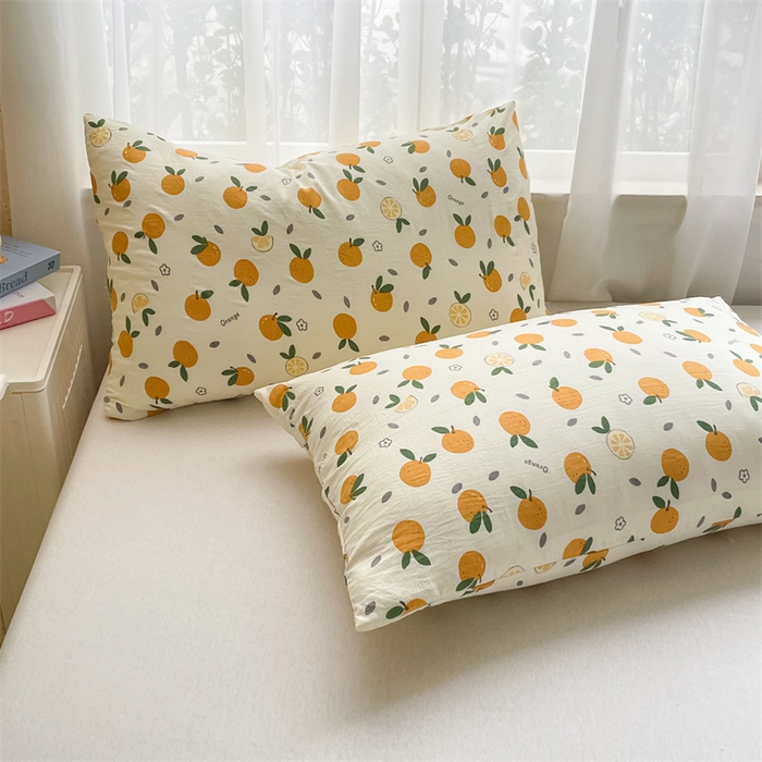 91家纺网 家纺一手货源 找家纺 美澳家纺 2025新款水洗棉印花夏被夏凉被空调被 小橘子