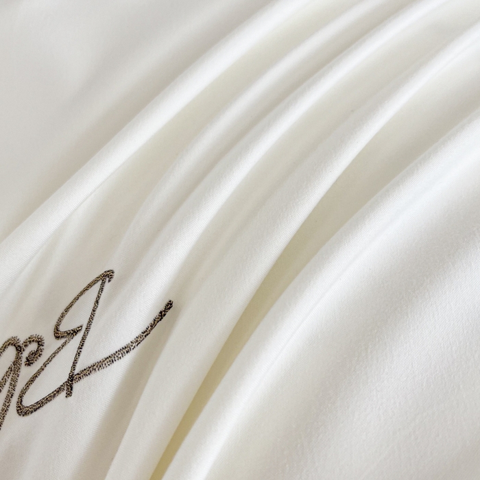 91家纺网 家纺一手货源 找家纺 恋之语 2025新款水洗棉刺绣四件套-锦绣花 锦绣花-香槟