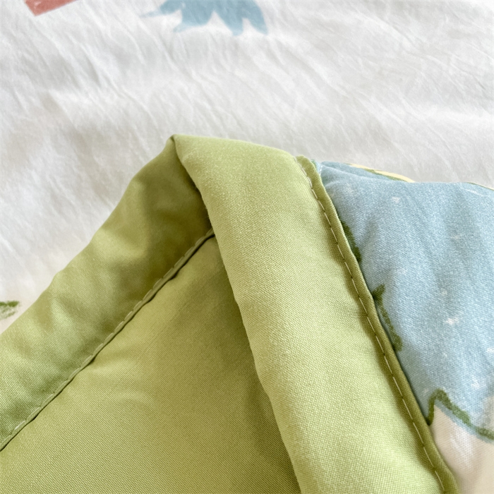 91家纺网 家纺一手货源 找家纺 美澳家纺 2025新款水洗棉印花夏被夏凉被空调被 小恐龙