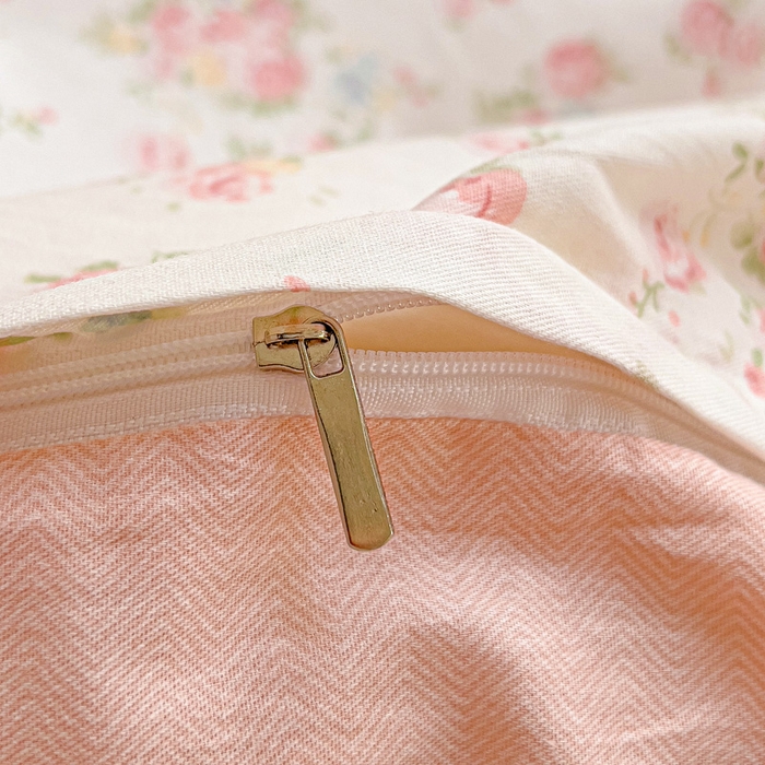 91家纺网 家纺一手货源 找家纺 暖芯优选 2025新款全棉纯棉一字绣四件套系列 花舞轻盈