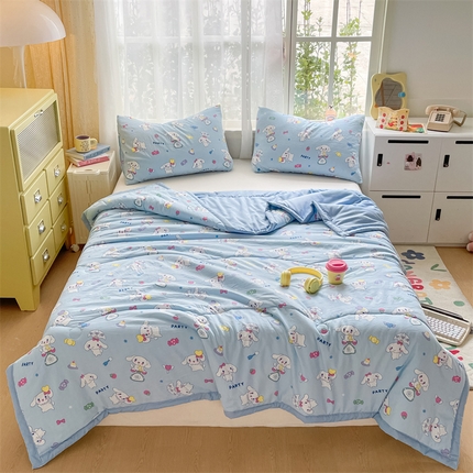 91家纺网 家纺一手货源 找家纺 （总）美澳家纺 2025新款水洗棉印花夏被夏凉被空调被