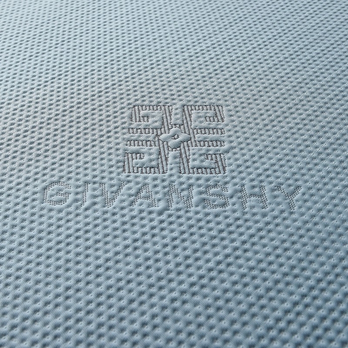 91家纺网 家纺一手货源 找家纺 绒多多 2025新款A类凉感冰豆豆席子凉席床笠款 雾霾蓝