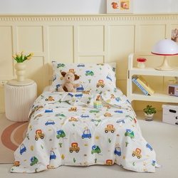 91家纺网 家纺一手货源 找家纺 （总）ds生活馆 2025新款儿童学生纯棉精梳棉系列单夏被,森林巴士,草莓生活,海底世界,花朵小鸭,滑板巴拉,水果恐龙,太空库洛米,玩具玉桂狗,小狗熊猫,星星恐龙白,星星恐龙蓝,星星恐龙绿