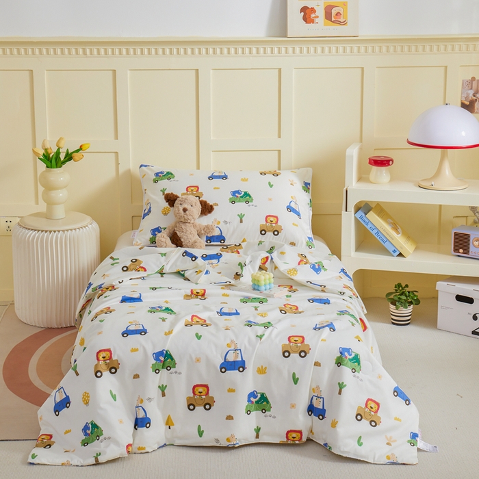 91家纺网 家纺一手货源 找家纺 （总）ds生活馆 2025新款儿童学生纯棉精梳棉系列单夏被