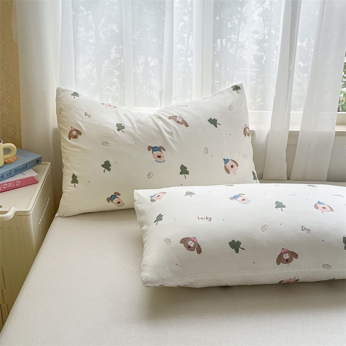 91家纺网 家纺一手货源 找家纺 美澳家纺 2025新款水洗棉印花夏被夏凉被空调被 幸运狗