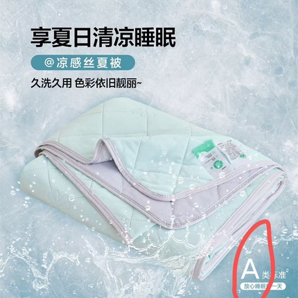 （总）畅销被业 2025新款A类凉感丝纯色压花夏被系列直播外贸跨境
