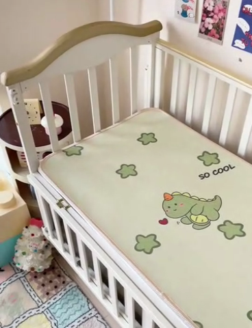 91家纺网 家纺一手货源 找家纺 （总）富馨莱 2025新款幼儿园古藤席冰丝席双面可用儿童凉席双面凉感