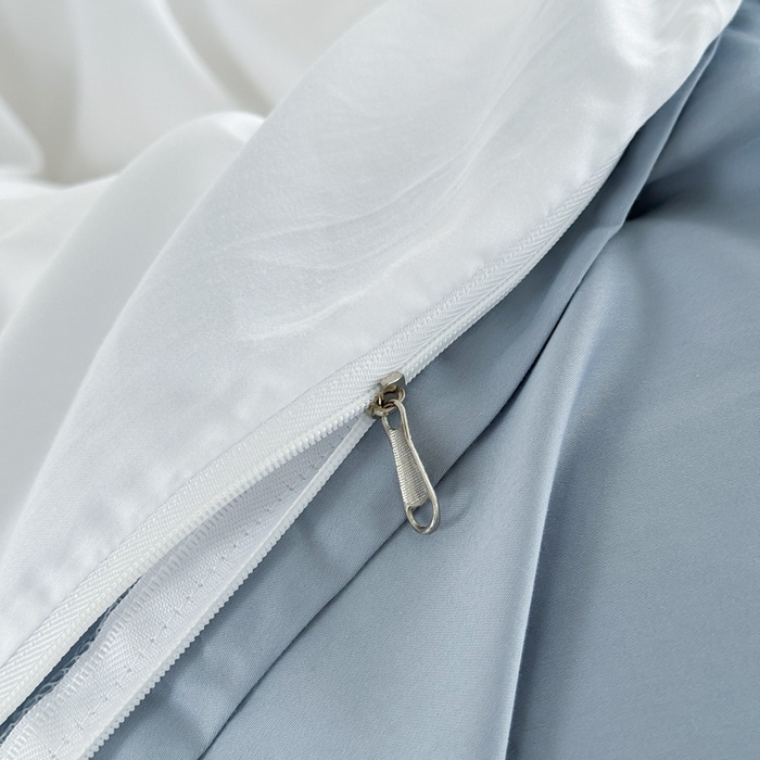 91家纺网 家纺一手货源 找家纺 （总）艾迪尚家纺 2025新款A类纯色双拼长绒棉纯棉刺绣系列单品被套 被套单件（有单品 可定制）