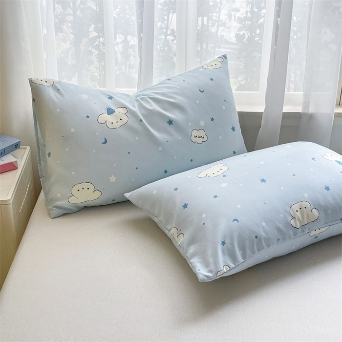 91家纺网 家纺一手货源 找家纺 美澳家纺 2025新款水洗棉印花夏被夏凉被空调被 心悦狗