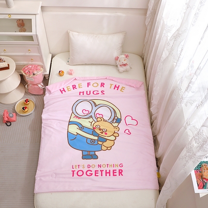 91家纺网 家纺一手货源 找家纺 （总）2025新款三丽鸥正版授权库洛米儿童大版夏被夏凉被凉感天丝空调被夏凉被幼儿园午睡凉席夏被三件套