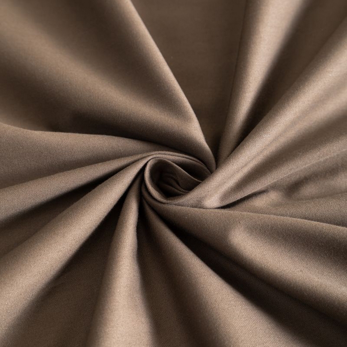 91家纺网 家纺一手货源 找家纺 恋之语 2025新款90克纯色双拼四件套 咖啡+卡其