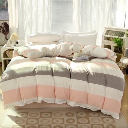 91家纺网 家纺一手货源 找家纺 （总）恋之语 2025新款全棉纯棉色织被套单品单被套被套单件