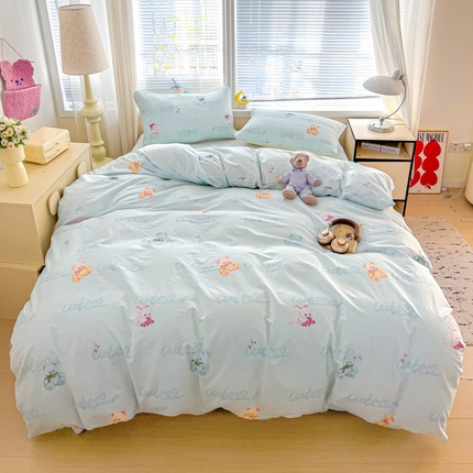 91家纺网 家纺一手货源 找家纺 （总）羽爱家纺 2025全棉13372新疆棉花床盖四件套