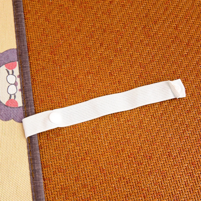 91家纺网 家纺一手货源 找家纺 梵赫 2025新款冰丝古藤双面卡通儿童凉席凉席-萌宠小狮子