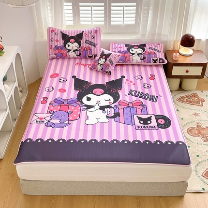 91家纺网 家纺一手货源 找家纺 （总）ds生活馆 2025新款大版卡通牛奶丝凉席