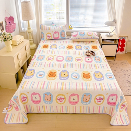 91家纺网 家纺一手货源 找家纺 （总）羽爱家纺 2025全棉13372新疆棉花床盖三件套