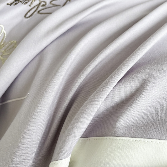 91家纺网 家纺一手货源 找家纺 恋之语 2025新款水洗棉刺绣四件套-锦绣花 锦绣花-浅灰