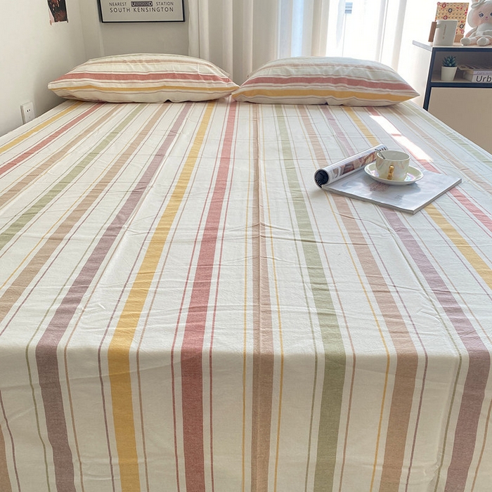 91家纺网 家纺一手货源 找家纺 艾咪-Amy ntmy 2025新款全棉纯棉色织水洗棉单品-平铺款 里威深咖