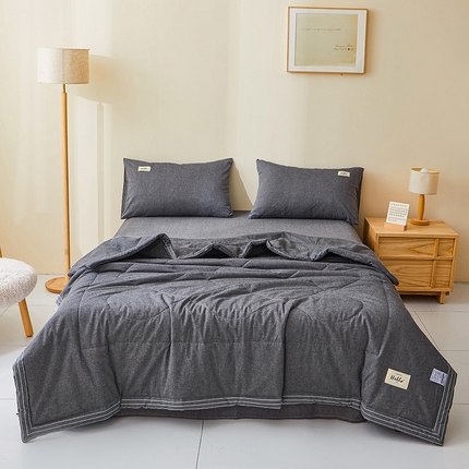 91家纺网 家纺一手货源 找家纺 （总）恋人优选 2025新款纯棉色织水洗夏被