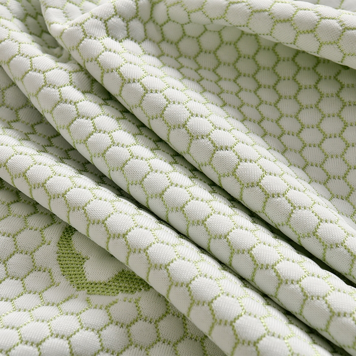 91家纺网 家纺一手货源 找家纺 艾兜坊 2025新款凉豆豆双人枕套 极简小熊-绿