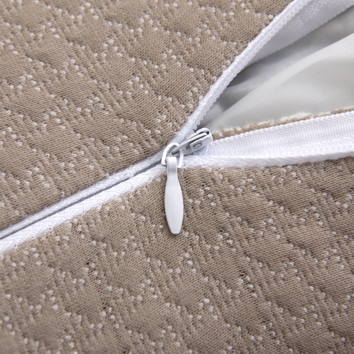 91家纺网 家纺一手货源 找家纺 大熊枕芯 2025新款大凉山苦荞 荞麦枕 苦荞颈椎枕-咖色