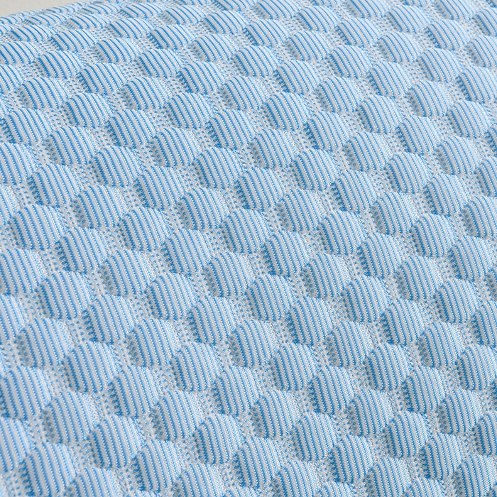 91家纺网 家纺一手货源 找家纺 艾兜坊 2025新款凉豆豆双人枕套 极简-蓝