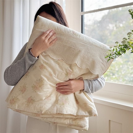 91家纺网 家纺一手货源 找家纺 （总）暖生活 2025新款60支全棉单层纱大豆被