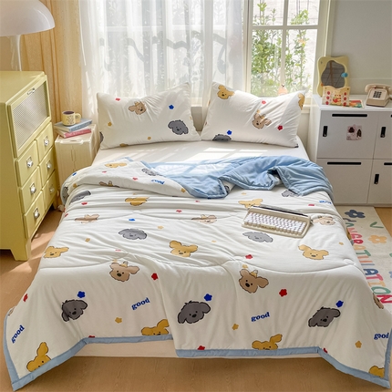 91家纺网 家纺一手货源 找家纺 （总）美澳家纺 2025新款水洗棉印花夏被夏凉被空调被