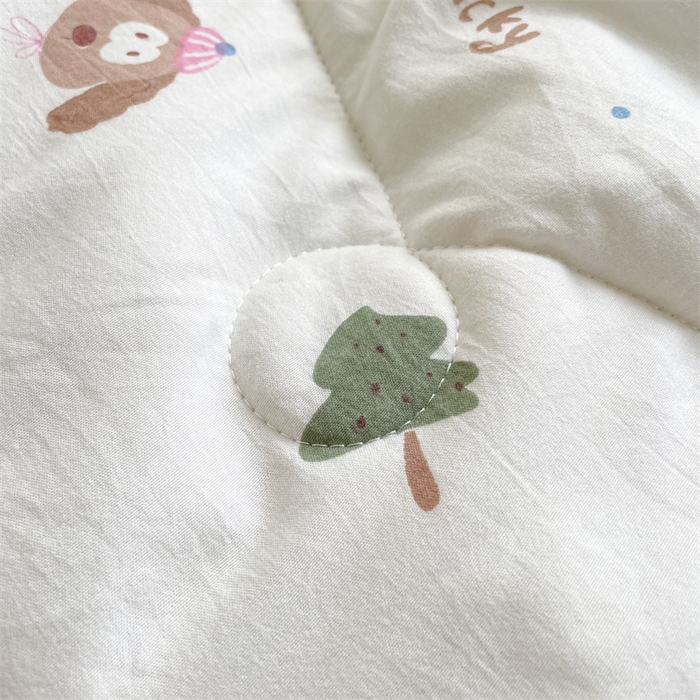 91家纺网 家纺一手货源 找家纺 美澳家纺 2025新款水洗棉印花夏被夏凉被空调被 幸运狗